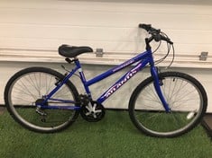 ATLANTIS TOWNSEND BLUE ADULT MOUNTAIN BIKE: LOCATION - FLOOR(COLLECTION OR OPTIONAL DELIVERY AVAILABLE)