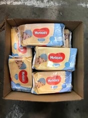 25 X HUGGIES BABY WIPES: LOCATION - RACK(COLLECTION OR OPTIONAL DELIVERY AVAILABLE)