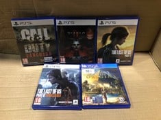 QUANTITY OF GAMES TO INCLUDE CALL OF DUTY VANGUARD PS5 - ID MAY BE REQUIRED - COLLECTION ONLY - LOCATION RACK