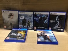 QUANTITY OF GAMES TO INCLUDE GOD OF WAR RAGNAROK PS5 - ID MAY BE REQUIRED - COLLECTION ONLY - LOCATION RACK