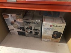 QUANTITY OF KITCHEN & APPLIANCES ITEMS TO INCLUDE TASSIMO BY BOSCH SUNY 'SPECIAL EDITION' TAS3102GB COFFEE MACHINE,1300 WATT, 0.8 LITRE - BLACK: LOCATION - A RACK