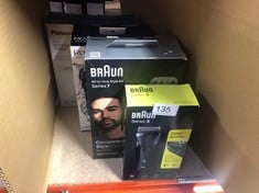 QUANTITY OF HEALTH & BEAUTY ITEMS TO INCLUDE BRAUN SERIES 3 ELECTRIC SHAVER FOR MEN, ELECTRIC RAZOR FOR MEN, 300, BLACK RAZOR: LOCATION - B RACK