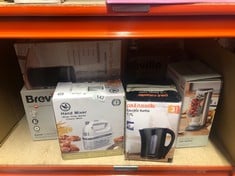 QUANTITY OF KITCHEN & APPLIANCES ITEMS TO INCLUDE PAUL RUSSELLS ELECTRIC PLASTIC KETTLE, 2200W 1.7L, HOT WATER DISPENSER, BLACK BOIL-DRY PROTECTION, AUTO SHUT OFF STRIX CONTROL: LOCATION - B RACK