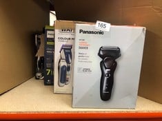 QUANTITY OF HEALTH & BEAUTY ITEMS TO INCLUDE PANASONIC ES-RT37 WET AND DRY RECHARGEABLE ELECTRIC 3-BLADE SHAVER FOR MEN (100-240 V): LOCATION - B RACK