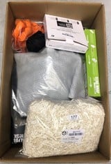 QUANTITY OF ITEMS TO INCLUDE IVORY CRINKLE SHREDDED PAPER: LOCATION - B RACK