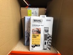 QUANTITY OF HEALTH & BEAUTY ITEMS TO INCLUDE WAHL CHROMIUM 11-IN-1 MULTIGROOMER, EYEBROW CUTTING ABILITY, BODY TRIMMERS, MEN’S BEARD TRIMMER, STUBBLE TRIMMING, BODY SHAVING, FACE GROOMING, FULLY WASH