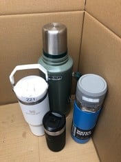 QUANTITY OF KITCHEN & APPLIANCES ITEMS TO INCLUDE STANLEY QUICK FLIP STAINLESS STEEL WATER BOTTLE 0.71L - KEEPS COLD FOR 12 HOURS - KEEPS HOT FOR 7 HOURS - LEAK PROOF - THERMOS - DISHWASHER SAFE - CU