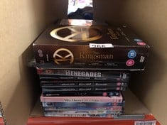 QUANTITY OF ITEMS TO INCLUDE THE KINGSMAN 1-3 TRILOGY BOX SET DVD: LOCATION - C RACK