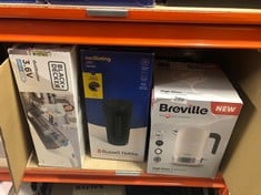 QUANTITY OF ITEMS TO INCLUDE BREVILLE HIGH GLOSS ELECTRIC KETTLE | 1.7L | 3KW FAST BOIL | CREAM & STAINLESS STEEL [VKT153]: LOCATION - C RACK