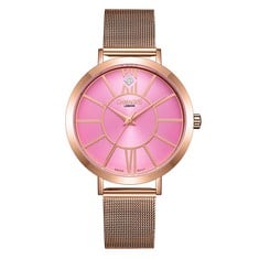 GAMAGES OF LONDON LADIES HERITAGE PINK WATCH SKU:GAW123 RRP £605: LOCATION - TOP 50 RACK