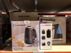 QUANTITY OF ITEMS TO INCLUDE BOSCH COFFEE ELECTRIC GRINDER, FOR 75G BEANS WITH ONE TOUCH OPERATION, SAFETY FUNCTION, STAINLESS STEEL CHOPPING BLADE, 180 WATTS, BLACK, MKM 6003 NGB: LOCATION - D RACK