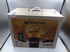 NESPRESSO VERTUO POP AUTOMATIC POD COFFEE MACHINE FOR AMERICANO, DECAF, ESPRESSO BY MAGIMIX IN PACIFIC BLUE.: LOCATION - TOP 50 RACK