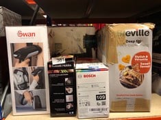 QUANTITY OF KITCHEN & APPLIANCES ITEMS TO INCLUDE BOSCH CLEVER MIXX MFQ 3030 GB HAND MIXER, 350 W - WHITE: LOCATION - D RACK