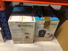 2 X TASSIMO BY BOSCH SUNY 'SPECIAL EDITION' TAS3102GB COFFEE MACHINE,1300 WATT, 0.8 LITRE - BLACK: LOCATION - E RACK