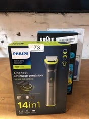 QUANTITY OF HEALTH & BEAUTY ITEMS TO INCLUDE PHILIPS SERIES 7000 ALL-IN-ONE TRIMMER, 14-IN-1 MULTIGROOM FOR FACE, HEAD AND BODY, ONE TOOL - ULTIMATE PRECISION, 21 LENGTH SETTINGS (0.5-16 MM) (MODEL M