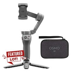 DJI OSMO MOBILE 3 PRIME COMBO - 3-AXIS GIMBAL STABILIZER KIT WITH DJI CARE REFRESH, COMPATIBLE WITH IPHONE AND ANDROID SMARTPHONES, PORTABLE DESIGN, STABLE SHOOTING, INTELLIGENT CONTROL WITH TRIPOD.: