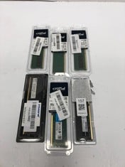 QUANTITY OF ASSORTED RAM TO INCLUDE CRUCIAL DDR4 : LOCATION - I