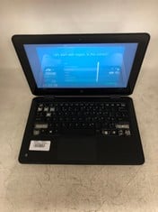 HP PROBOOK X360 11 G1 EE 128GB SSD LAPTOP: MODEL NO HSN-I08C. INTEL CELERON N3350, 4GB RAM, [JPTE72049]: LOCATION - H