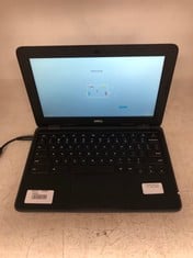 DELL CHROMEBOOK 11 SERIES 16 GB LAPTOP: MODEL NO P26T. INTEL CELERON N3060, 4GB RAM, [JPTE72075]: LOCATION - H