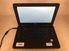 DELL CHROMEBOOK 11 SERIES 16 GB LAPTOP: MODEL NO P26T. INTEL CELERON N3060, 4GB RAM, [JPTE72183]: LOCATION - H