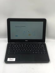 DELL CHROMEBOOK 11 3180 16GB LAPTOP: MODEL NO P26T. INTEL CELERON N3060, 4GB RAM, [JPTE72265]: LOCATION - H