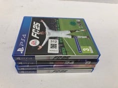 QUANTITY OF PS4 GAMES TO INCLUDE EA SPORTS FC 25 STANDARD EDITION PS4 | VIDEOGAME | ENGLISH.: LOCATION - G