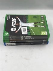 QUANTITY OF ASSORTED GAMES TO INCLUDE EA FC 25 FOR XBOX ONE : LOCATION - G