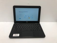 DELL CHROMEBOOK 11 3180 16GB LAPTOP: MODEL NO P26T. INTEL CELERON N3060, 4GB RAM, [JPTE72332]: LOCATION - F