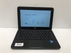 DELL CHROMEBOOK 11 3180 16GB LAPTOP: MODEL NO P26T. INTEL CELERON N3060, 4GB RAM, [JPTE72318]: LOCATION - F