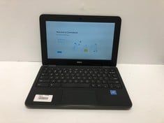 DELL CHROMEBOOK 11 3180 16GB LAPTOP: MODEL NO P26T. INTEL CELERON N3060, 4GB RAM, [JPTE72324]: LOCATION - F