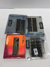 QUANTITY OF ASSORTED RAM TO INCLUDE CRUCIAL DDR5 PRO: LOCATION - E