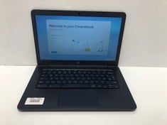 HP CHROMEBOOK 14 G4 32GB LAPTOP: MODEL NO TPN-Q216. AMD A4 9120C RAD R4, 4GB RAM, [JPTE71531]: LOCATION - I