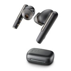 VOYAGER FREE 60 HEADPHONES WITH HIGH CAPACITY WIRELESS POLY (PLANTRONICS) - CANCELLING MICROPHONES - ACTIVE NOISE CANCELLATION (ANC), PORTABLE CHARGING CASE, COMPATIBLE: IPHONE, ANDROID, RRP 257€.