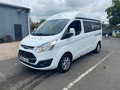 FORD TRANSIT CUSTOM 290 LTD E- WHITE DIESEL PANEL VAN, REGN: BK64 LGA, 6 SPEED MANUAL DIESEL, MILEAGE 168600 (UNVERIFIED), VIN/CHASSIS NO: WF0YXXTTGYEJ25527, COMES WITH KEY *PLEASE NOTE, NO V5 PRESEN