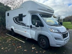 2023 SWIFT EDGE 476 6-BERTH MOTORHOME (UNREGISTERED) MILEAGE 160 (UNVERIFIED), COMES WITH KEY, VIN/CHASSIS NO: ZFA25000002W80733 *PLEASE NOTE, THIS VEHICLE IS UNREGISTERED AND WILL REQUIRE A V55/4 CO