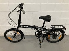 BOUNTY CITYLITE FOLDING BIKE WITH ALUMINIUM FRAME AND 6 SPEED SHIMANO WITH REVO GEARS P.V.P. 254,24€ (SADDLE BROKEN).