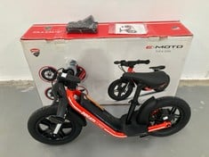 KIDS BIKE DUCATI CORSET E-MOTO P.V.P. 399€.