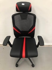 ERGONOMIC CHAIR MARSGAMING BLACK AND RED COLOUR P.V.P 130€.