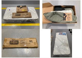 4 X CHILDREN'S ITEMS INCLUDING A HOOD ADAPTED TO FIT BABYZEN YOYO BUGGY (DIRTY MATTRESS).