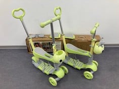 2 X INNOVAGOODS 3-IN-1 EVOLUTIVE SCOOTER .