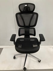 ERGONOMIC OFFICE CHAIR BRTHORY MODEL 6001 BLACK COLOUR P.V.P 317€.