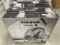 2 X TAURUS SIROCCO 18 - AIR CIRCULATOR FAN, 3 SPEEDS, 3 METAL PROPELLERS, 45 CM DIAMETER, ADJUSTABLE INCLINATION, 120 W, REMOVABLE GRILLE, SILENT, NON-SLIP BASE, COLOUR CHROME