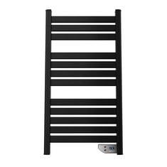 CECOTEC ELECTRIC TOWEL WARMER READYWARM 9000 TWIN TOWEL BLACK. TOWEL WARMER 500W, LED DISPLAY, 2 H TIMER, IP24, INCLUDES INSTALLATION KIT, BLACK.