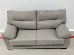 3 SEATER SOFA VALDINI UPHOLSTERED IN GREY COLOUR (DAMAGED).