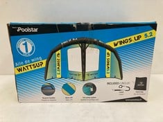 WATTSUP - WING WINGSUP WING 5,2 M - PB-WWNG52 - STRONG NYLON TRACTION WING WITH EASY VELCRO - IDEAL FOR WING FOIL, WING SNOW, WING SKATE, WING SUP - BAG & LEASH INCLUDED (P.V.P. 267€).