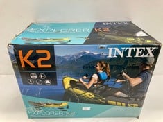 INTEX ADULT INFLATABLE KAYAK EXPLORER K2 FOR 2 PERSONS (P.V.P. 129,95€).