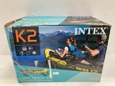 INTEX ADULT INFLATABLE KAYAK EXPLORER K2 FOR 2 PERSONS (P.V.P. 129,95€).