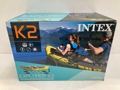 INTEX ADULT INFLATABLE KAYAK EXPLORER K2 FOR 2 PERSONS (P.V.P. 129,95€).