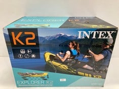 INTEX ADULT INFLATABLE KAYAK EXPLORER K2 FOR 2 PERSONS (P.V.P. 129,95€).