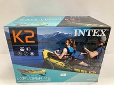 INTEX ADULT INFLATABLE KAYAK EXPLORER K2 FOR 2 PERSONS (P.V.P. 129,95€).